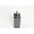 Sistema de pared de cortina de aislamiento de perfil extruido de aluminio